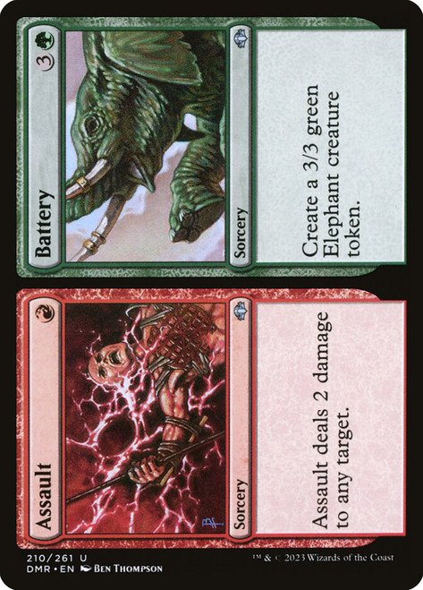 Assault // Battery\nDominaria Remastered\nSingle\nMagic The Gathering