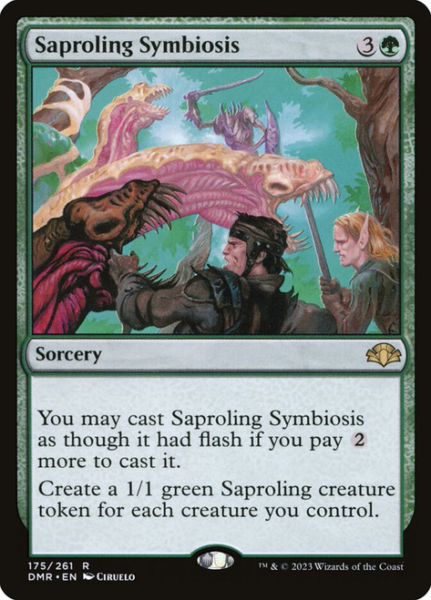 Saproling Symbiosis\nDominaria Remastered\nSingle\nMagic The Gathering