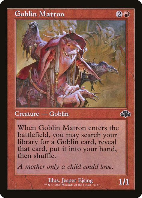 Goblin Matron (Retro Frame)\nDominaria Remastered - Retro Frame\nSingle\nMagic The Gathering