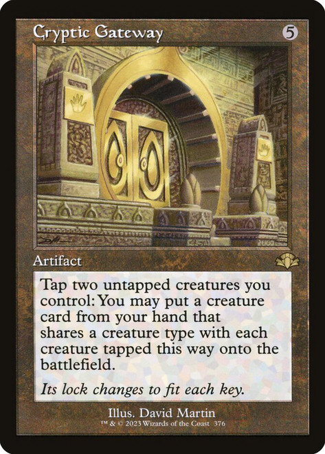Cryptic Gateway (Retro Frame)\nDominaria Remastered - Retro Frame\nSingle\nMagic The Gathering