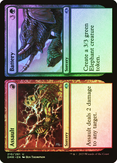 Assault // Battery\nDominaria Remastered\nSingle\nMagic The Gathering