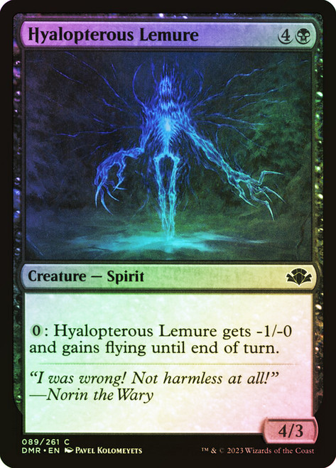 Hyalopterous Lemure\nDominaria Remastered\nSingle\nMagic The Gathering