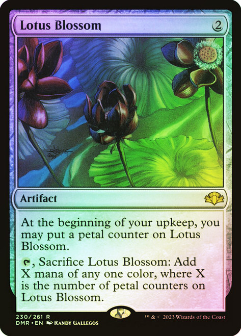 Lotus Blossom\nDominaria Remastered\nSingle\nMagic The Gathering