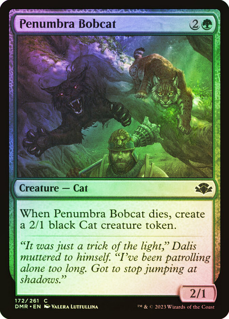 Penumbra Bobcat\nDominaria Remastered\nSingle\nMagic The Gathering