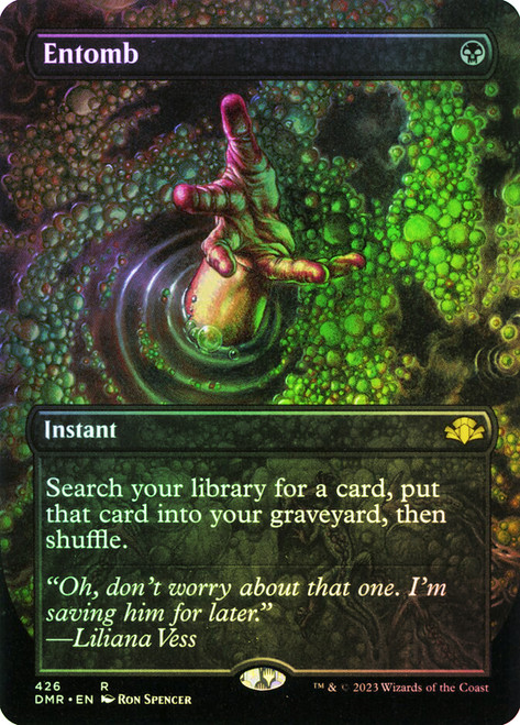 Entomb (Borderless)\nDominaria Remastered - Borderless\nSingle\nMagic The Gathering