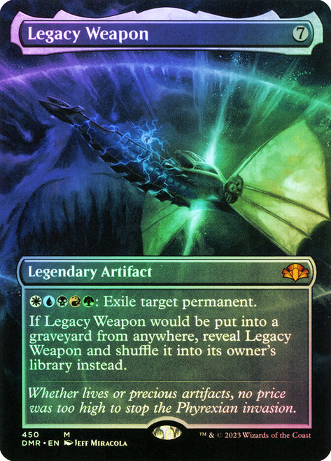 Legacy Weapon (Borderless)\nDominaria Remastered - Borderless\nSingle\nMagic The Gathering
