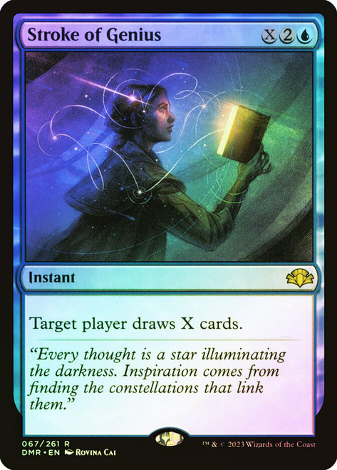 天才のひらめきStroke of Genius 英語 foil MTG Stroke of Genius · Urza's Saga (USG) #100 · Scryfall Magic: The