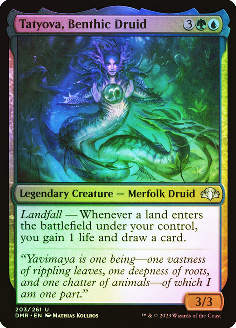 Tatyova, Benthic Druid\nDominaria Remastered\nSingle\nMagic The Gathering