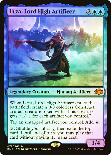 Urza, Lord High Artificer\nDominaria Remastered\nSingle\nMagic The Gathering