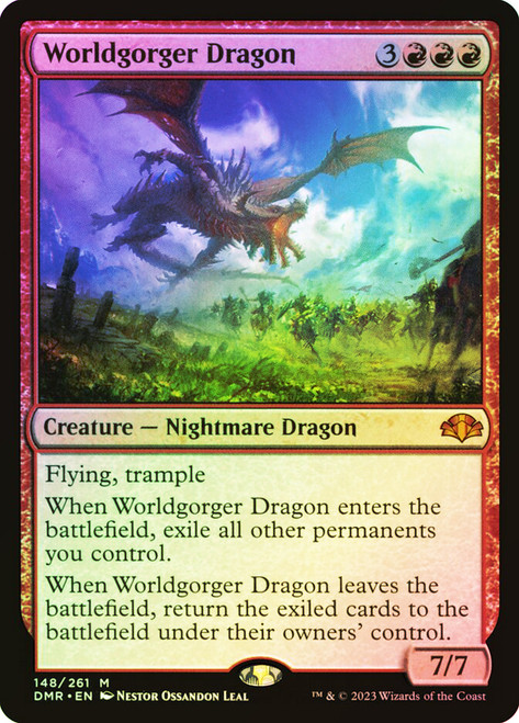 Worldgorger Dragon\nDominaria Remastered\nSingle\nMagic The Gathering