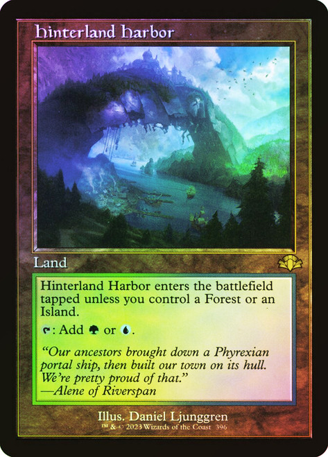 Hinterland Harbor (Retro Frame)\nDominaria Remastered - Retro Frame\nSingle\nMagic The Gathering