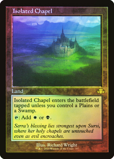 Isolated Chapel (Retro Frame)\nDominaria Remastered - Retro Frame\nSingle\nMagic The Gathering
