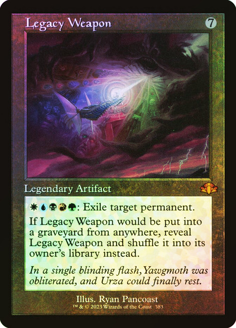 Legacy Weapon (Retro Frame)\nDominaria Remastered - Retro Frame\nSingle\nMagic The Gathering