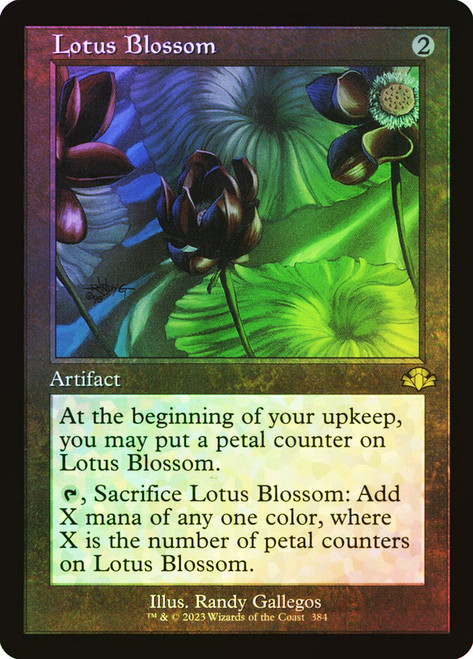 Lotus Blossom (Retro Frame)\nDominaria Remastered - Retro Frame\nSingle\nMagic The Gathering