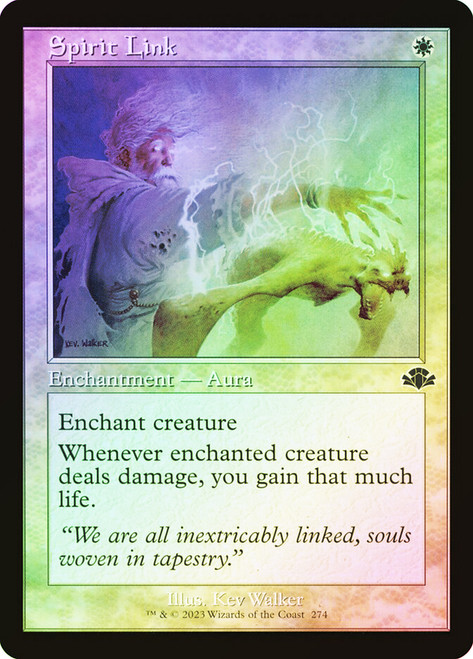 Spirit Link (Retro Frame)\nDominaria Remastered - Retro Frame\nSingle\nMagic The Gathering
