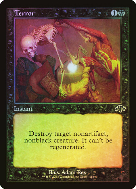 Terror (Retro Frame)\nDominaria Remastered - Retro Frame\nSingle\nMagic The Gathering