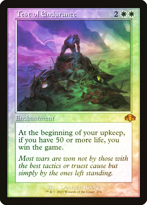 Test of Endurance (Retro Frame)\nDominaria Remastered - Retro Frame\nSingle\nMagic The Gathering