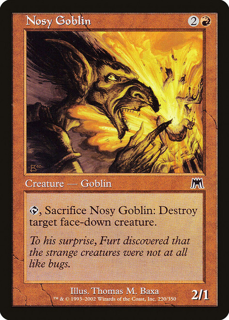 Nosy Goblin\nOnslaught\nSingle\nMagic The Gathering