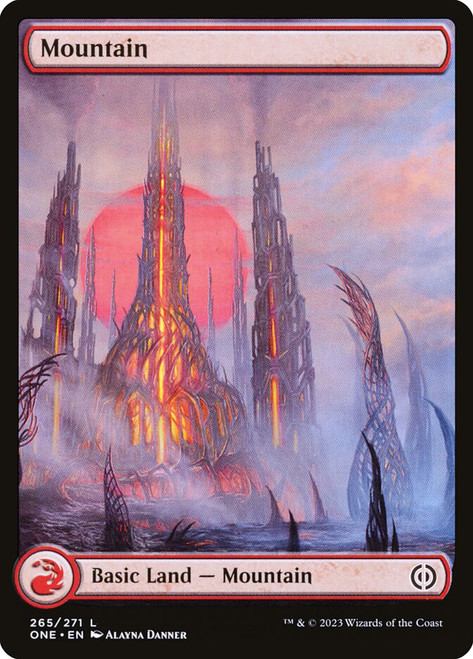 Mountain (#265) (Full Art) | Phyrexia: All Will Be One | Star City 