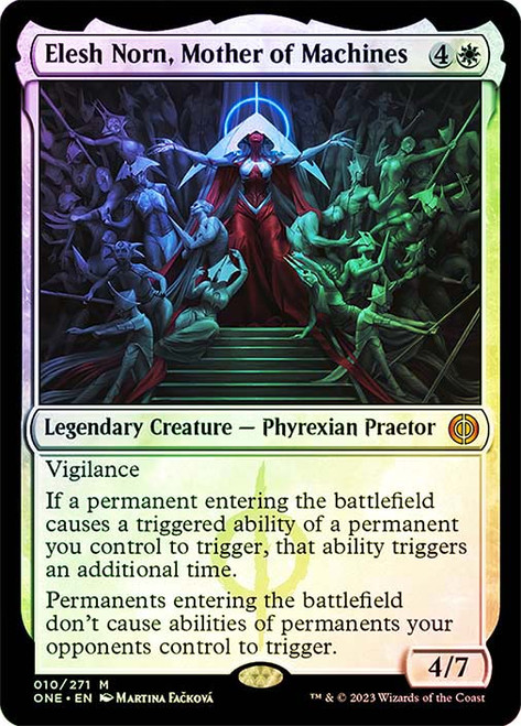 mtg elesh norn cards Elesh Norn // The Argent Etchings (Serialized) [March of the Machine] main image 0