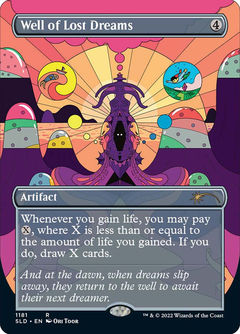 Well of Lost Dreams (Secret Lair) (#1181) (Borderless)\nPromo: General\nSingle\nMagic The Gathering