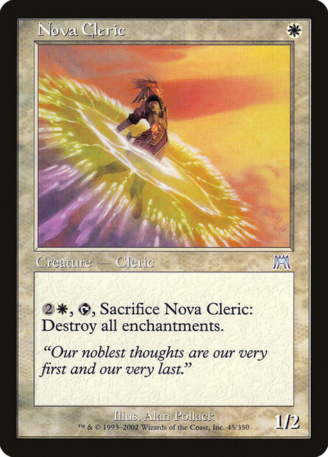Nova Cleric\nOnslaught\nSingle\nMagic The Gathering