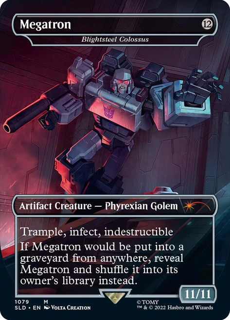 Blightsteel Colossus (Megatron) (Transformers) (#1079)
Secret Lair Drop
Single
Magic: The Gathering