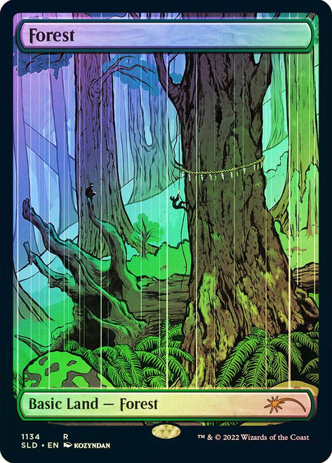 Forest (Secret Lair) (#1134) (Full Art)\nPromo: General\nSingle\nMagic The Gathering