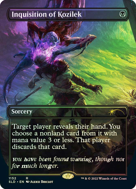 Inquisition of Kozilek (Secret Lair) (Borderless)\nPromo: General\nSingle\nMagic The Gathering