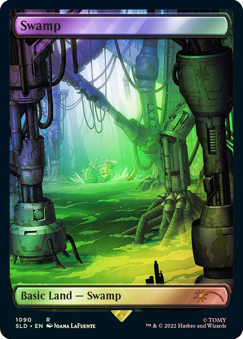 ファイレクシア沼 10枚セット mtg 英語swamp secret lair