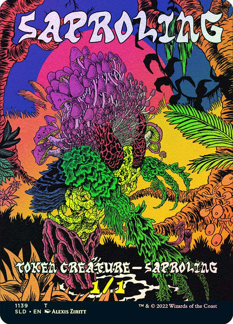 {Saproling Token} (Secret Lair) (Hand Drawn)\nPromo: General\nSingle\nMagic The Gathering
