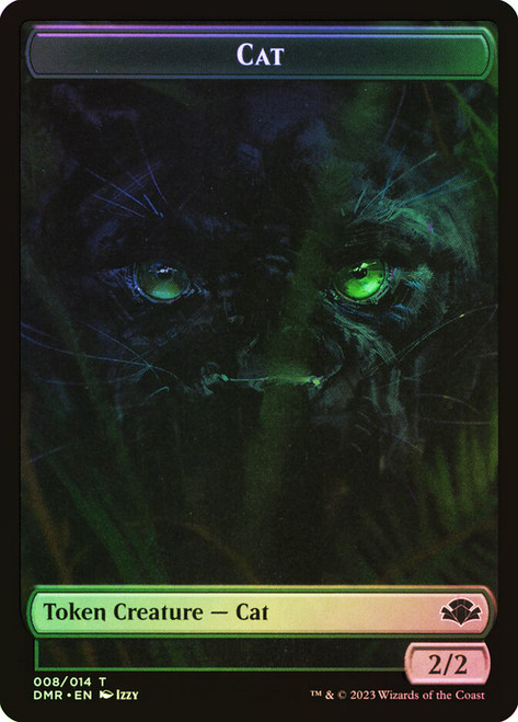 {Cat Token} (Green) // {Zombie Token}\nDominaria Remastered\nSingle\nMagic The Gathering