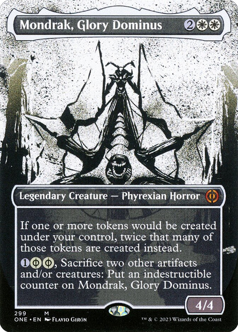 Mondrak, Glory Dominus S&C・Foil Mondrak, Glory Dominus (#299) (Showcase) | Phyrexia: All