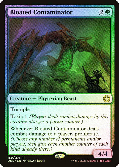 Bloated Contaminator\nPhyrexia: All Will Be One\nSingle\nMagic The Gathering