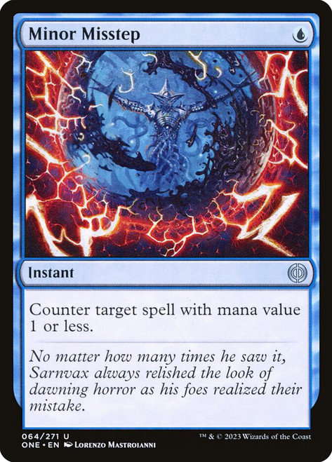 Minor Misstep | Phyrexia: All Will Be One - Japanese | Star City Games
