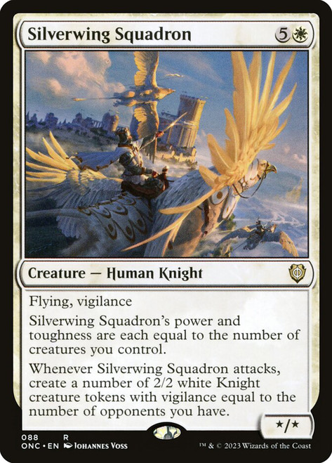 Silverwing Squadron\nPhyrexia: All Will Be One Commander\nSingle\nMagic The Gathering