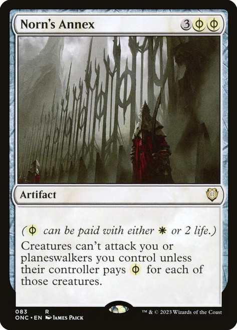 Norn's Annex\nPhyrexia: All Will Be One Commander\nSingle\nMagic The Gathering