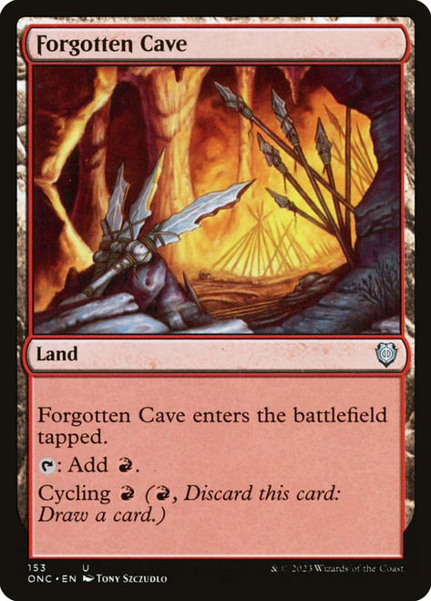 Forgotten Cave\nPhyrexia: All Will Be One Commander\nSingle\nMagic The Gathering