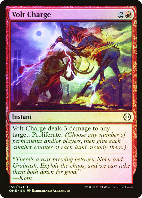 Volt Charge\nPhyrexia: All Will Be One\nSingle\nMagic The Gathering