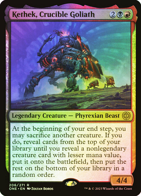 Kethek, Crucible Goliath\nPhyrexia: All Will Be One\nSingle\nMagic The Gathering