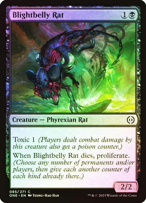 Blightbelly Rat\nPhyrexia: All Will Be One\nSingle\nMagic The Gathering