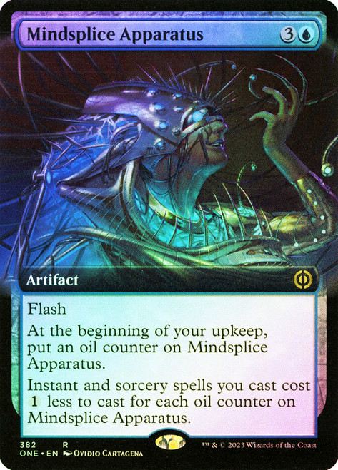 Mindsplice Apparatus (Extended Art)\nPhyrexia: All Will Be One - Variants\nSingle\nMagic The Gathering