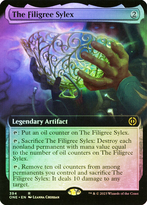 The Filigree Sylex (Extended Art)\nPhyrexia: All Will Be One - Variants\nSingle\nMagic The Gathering