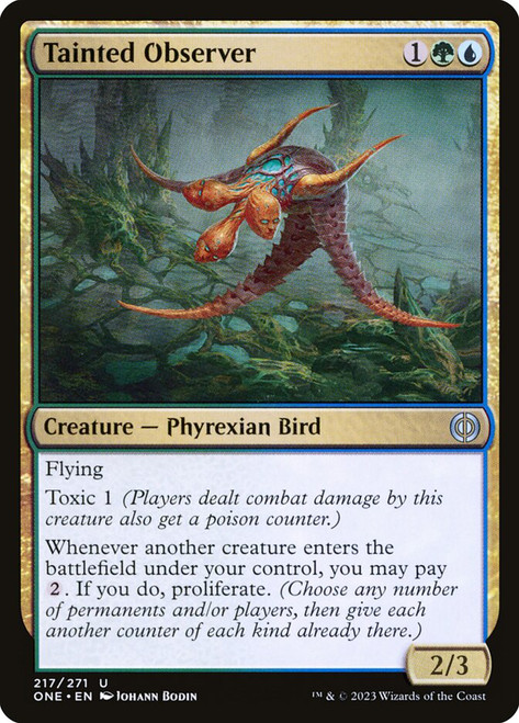 Tainted Observer\nPhyrexia: All Will Be One\nSingle\nMagic The Gathering