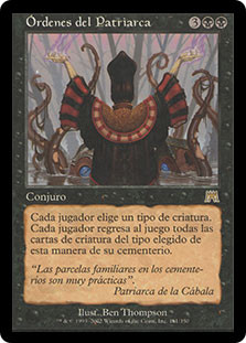 Patriarch's Bidding
Onslaught - Spanish
Single
Magic The Gathering