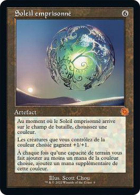 Caged Sun (#009) (Retro Frame)\nThe Brothers' War Retro Artifacts - French\nSingle\nMagic The Gathering