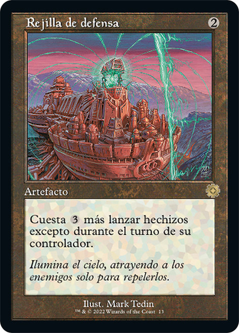 Defense Grid (#013) (Retro Frame)\nThe Brothers' War Retro Artifacts - Spanish\nSingle\nMagic The Gathering