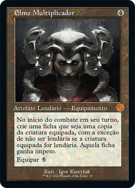 Helm of the Host (#019) (Retro Frame)\nThe Brothers' War Retro Artifacts - Portuguese\nSingle\nMagic The Gathering