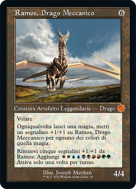 Ramos, Dragon Engine (#047) (Retro Frame)\nThe Brothers' War Retro Artifacts - Italian\nSingle\nMagic The Gathering