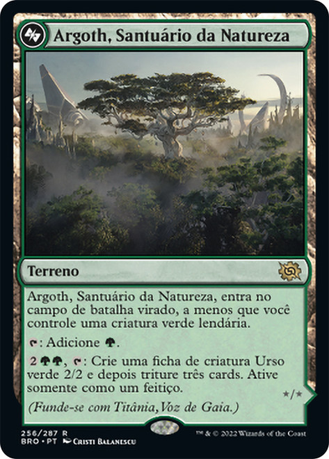 Argoth, Sanctum of Nature // Titania, Gaea Incarnate (Bottom